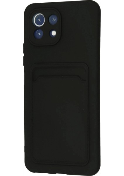 Ieg Xiaomi Mi 11 Kılıf Kelvin Kartvizitli Silikon - Siyah modelleri