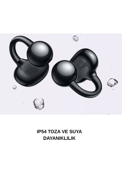 Freeclip Serisi, IP54 Suya ve Tere Dayanıklı, Bluetooth Kulaklık - Kulaküstü Tws Tasarım Mor