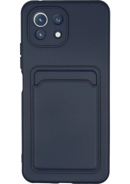 Ieg Xiaomi Mi 11 Kılıf Kelvin Kartvizitli Silikon - Lacivert
