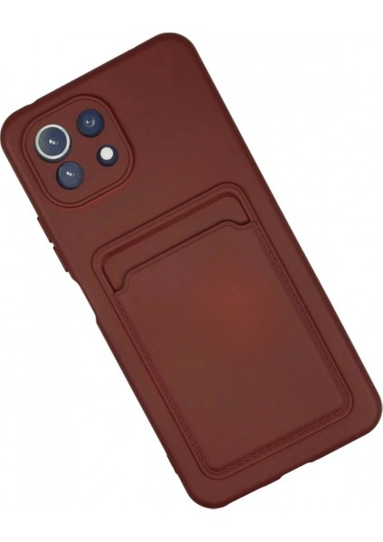 Ieg Xiaomi Mi 11 Kılıf Kelvin Kartvizitli Silikon - Bordo fiyatları