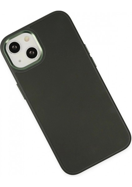 Ieg iPhone 14 Plus Kılıf Asya Deri Silikon - Koyu Yeşil modelleri