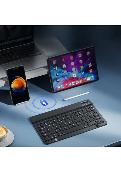 Şarj Edilebilir Bluetooth Klavye Mouse Seti Tablet Telefon Pc Uyumlu Sessiz Tuş Taşınabilir modelleri