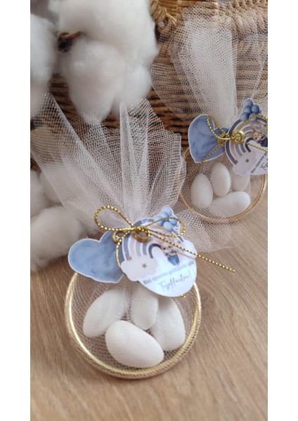 Yeni Doğan Misafirleriniz Için Özel Olarak Hazırlanmış Badem Şekeri (10 Adet) modelleri