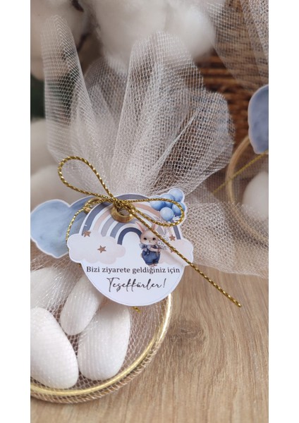 Yeni Doğan Misafirleriniz Için Özel Olarak Hazırlanmış Badem Şekeri (10 Adet) fırsatları