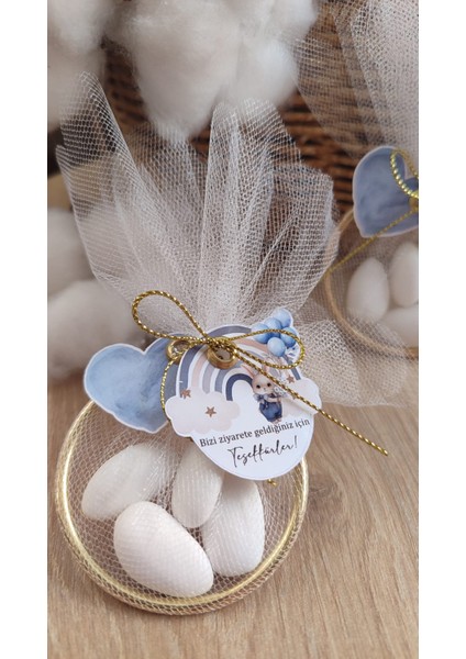 Yeni Doğan Misafirleriniz Için Özel Olarak Hazırlanmış Badem Şekeri (10 Adet) indirimleri