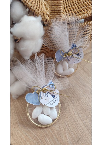 Yeni Doğan Misafirleriniz Için Özel Olarak Hazırlanmış Badem Şekeri (10 Adet)