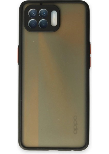 Oppo Reno 4 Lite Kılıf Montreal Silikon Kapak - Siyah