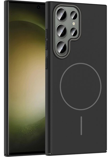 Ieg Samsung Galaxy S24 Ultra Broş Magsafe Kapak - Siyah