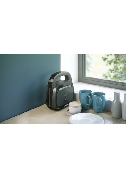 HD2330/90 Tost Makinesi – Yapışmaz Plakalar • Easy-Lock Güvenlik fırsatları