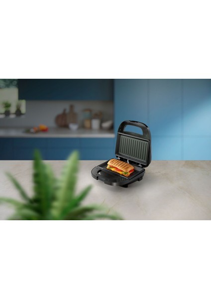 HD2330/90 Tost Makinesi – Yapışmaz Plakalar • Easy-Lock Güvenlik indirimleri