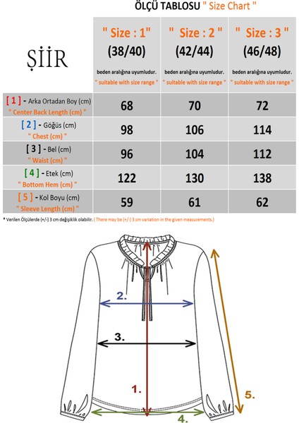 Elista Kadın Fırfır Bağcıklı Damla Yaka Büzgülü Penye Jakarlı Uzun Kollu Bluz & Tesettür Bluz - Petrol fiyatları