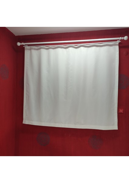 Yeni Sezon Peteküstü Ekru Kalın Saten Güneşlik Tüm Tül Perdelere Uyumlu fırsatları