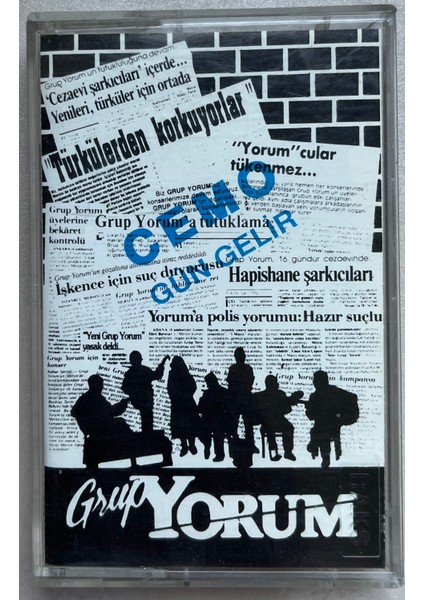 Grup Yorum Cemo Kaset (Orijinal Dönem Kağıt Baskı Kaset)