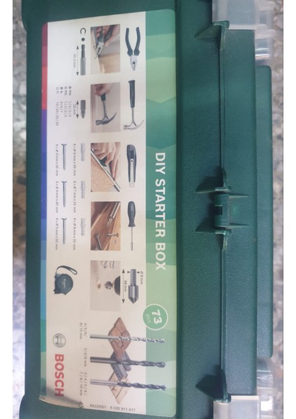 Alet Takımı 73 Parça (Takım Çantası Üstündeki Organizer Plastik Kısım Köşeden Kırıktır) indirimleri