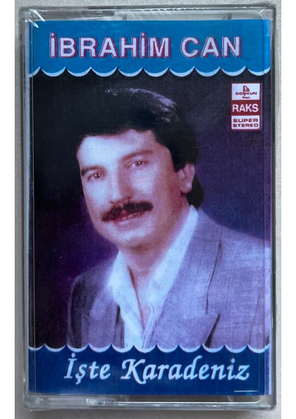 Ibrahim Can Işte Karadeniz Kaset (Jelatinli Sıfır Orijinal Dönem Baskı Kaset)