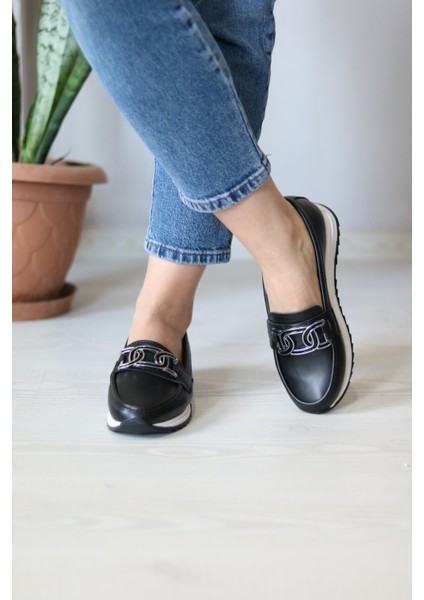 Ortopedik Tabanlı Günlük Kullanıma Uygun Tokalı Kadın Babet Ayakkabısı modelleri