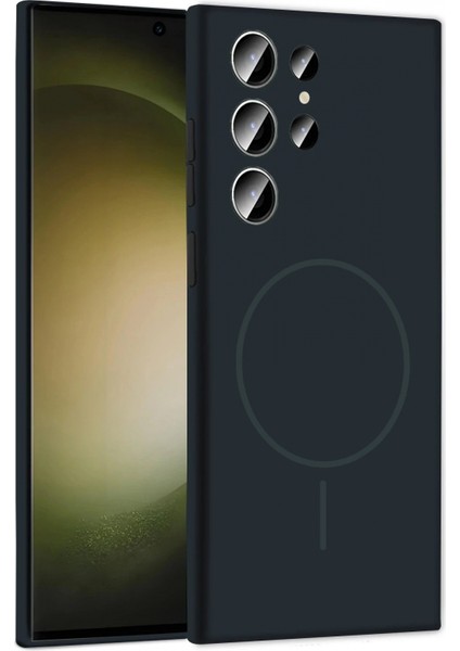 Ieg Samsung Galaxy S24 Ultra Kılıf Jully Magsafe Kapak - Füme