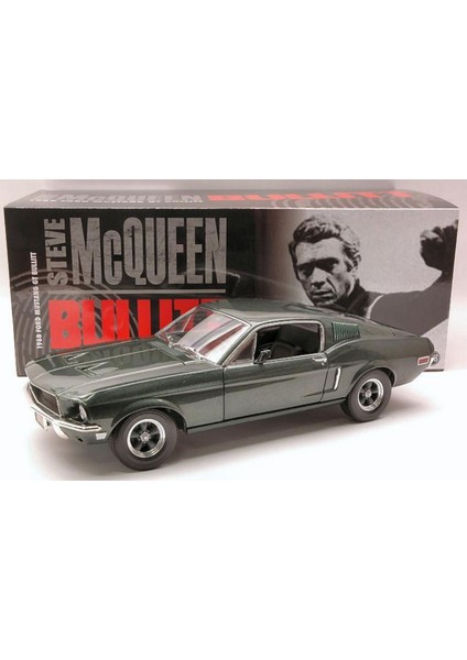 1:18 1968 Ford Mustang Gt “Bullitt” – Steve Mcqueen – Koleksiyon Modeli - Synoverse Kitap Hediyeli fiyatları