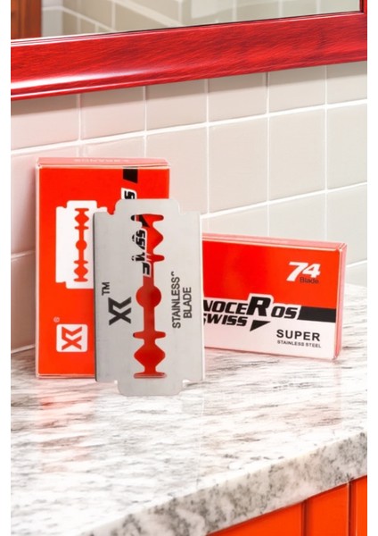 R4 Elektrikli Saç Tıraş Makinesi + U3 Full Metal Ustura + 5 Adet Yaprak Jilet