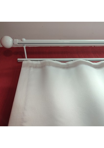 Yeni Sezon Peteküstü Ekru Kalın Saten Güneşlik Tüm Tül Perdelere Uyumlu