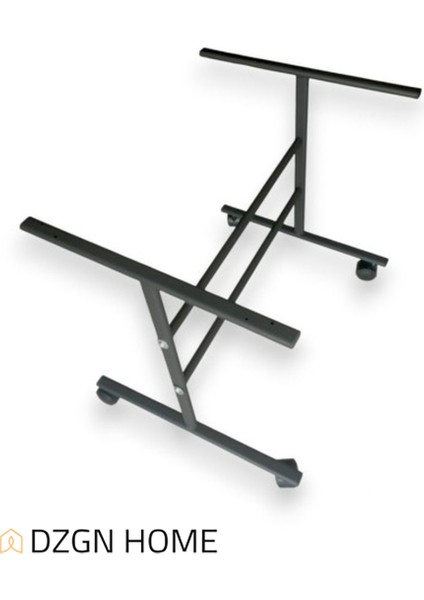 Tekerlekli Orta Sehpa Ayağı Metal Masa Ayağı Kalın Profilli - Siyah fiyatları