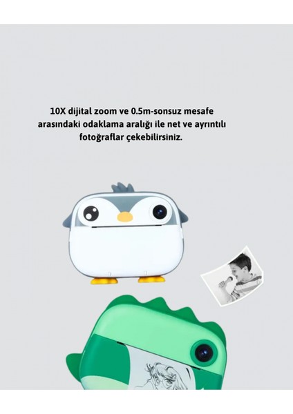 64GB Tf Kart Destekli Çoklu Dil Seçeneği Sunan Anında Baskı Kamera indirimleri