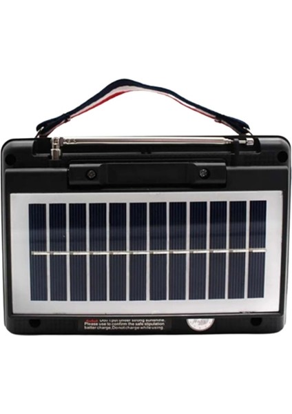 KTF-1428 Nostaljik Solar Enerjili Bluetooth Speaker – Radyo, Sd/usb Mp3 Çalar, Güçlü Taşınabilir Hoparlör