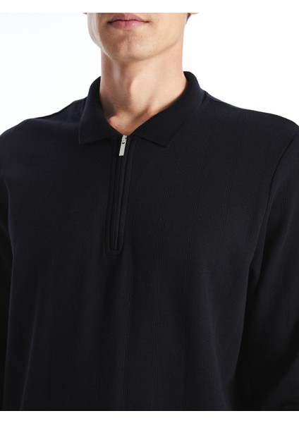 Yeni Sezon Polo Yaka Uzun Kollu Erkek Sweatshirt modelleri