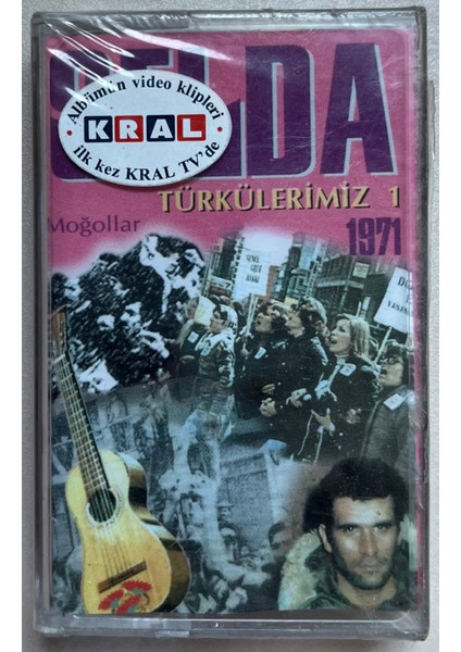 Selda Bağcan Türkülerimiz 1 Kaset (Jelatinli Sıfır Orijinal Dönem Baskı Kaset)