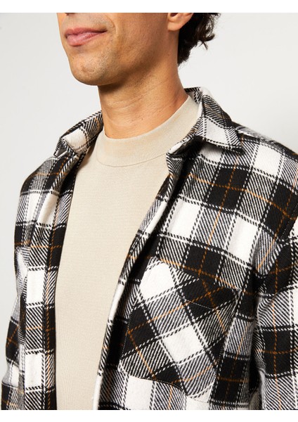 Yeni Sezon Regular Fit Uzun Kollu Ekose Gabardin Erkek Gömlek fırsatları