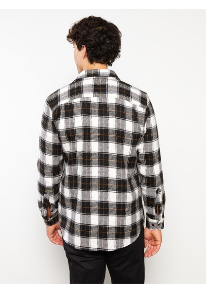 Yeni Sezon Regular Fit Uzun Kollu Ekose Gabardin Erkek Gömlek indirimleri