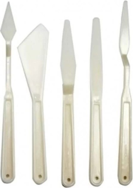 Luna Beyaz Spatula Seti 5 Parça