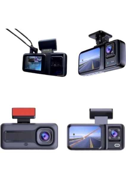 Geri Görüş Destekli Full Hd Araç Kamerası – Gelişmiş 3 Kameralı Kayıt Çözümü