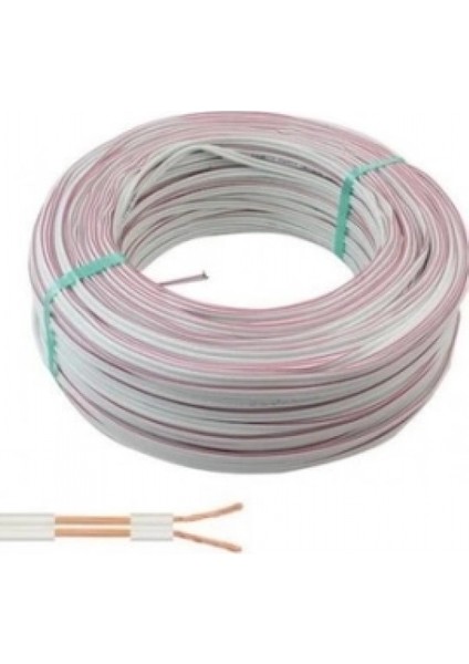 2X0.75MM Cca 100MT Kordon Kablo (K95)