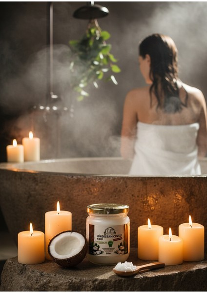 Organik Soğuk Sıkım %100 Saf Hindistan Cevizi Yağı 210 cc fırsatları