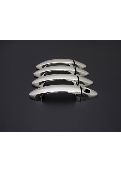 Ford Courier Uyumlu Kapı Kolu Krom 4 Kapı 2014 - 2017 Arası Modeller İçin modelleri