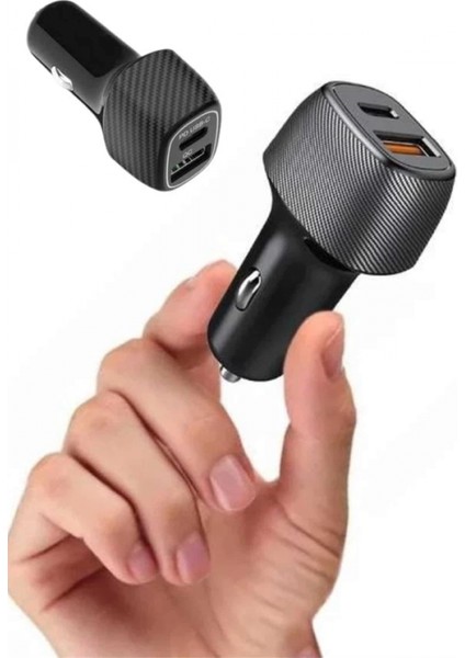 38W Oto Çakmaklık Araç Içi Şarj Cihazı Hızlı Şarj Uzun Ömürlü modelleri