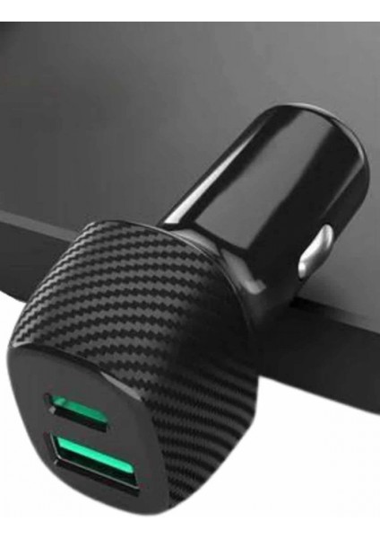 38W Oto Çakmaklık Araç Içi Şarj Cihazı Hızlı Şarj Uzun Ömürlü indirimleri