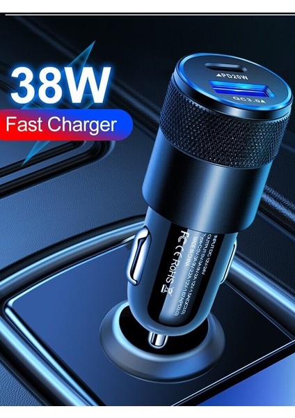 iPhone Uyumlu 20W Pd Hızlı Araç Çakmaklık Şarj Aleti / Cihazı fiyatları