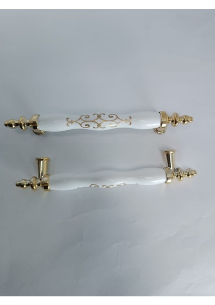 128MM Plastik Polimer Beyaz Gold Mobilya Çekmece Dolap Komodin Kulpları fiyatları