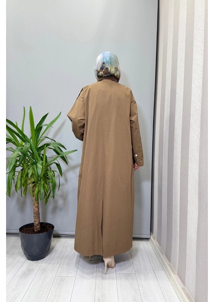 Omuzlar Apoletli Trenç Kahve 56MK6104 modelleri