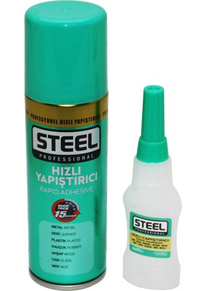 Steel CK-6361 100ML+8GR Hızlı Yapıştırıcı (4887)