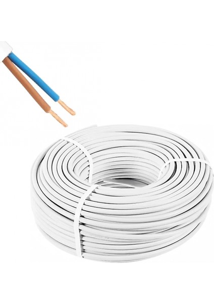 Toros Kablo H05VV-F Ttr Cca 2x2.5mm Kablo 100MT (K95)