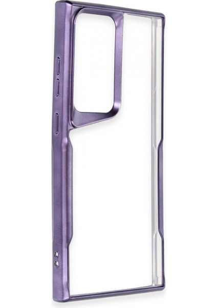 Samsung Galaxy S23 Ultra Kılıf Boyi Silikon Kapak - Derin Mor fiyatları