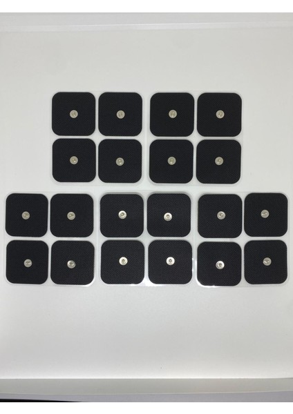 Compx Çıtçıtlı Tens Elektrod Pedi 5 Paket, 20 Adet 5x5 cm