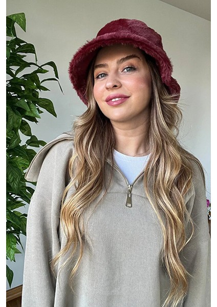 Premium Kalite Yumuşak Şık Tarz Bucket Peluş Şapka Sıcak Tutan Kış Aksesuar fırsatları