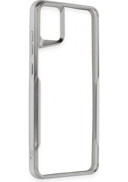 Samsung Galaxy A05 Kılıf Boyi Silikon Kapak - Gümüş fiyatları