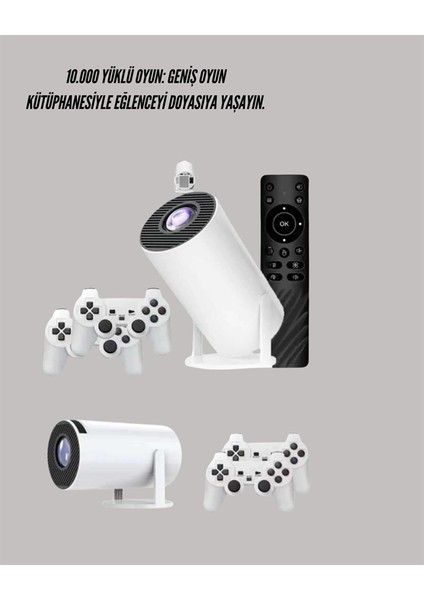 10.000 Oyun Destekli, Çift Kollu 4K Projeksiyon – Hdmı, Usb, Aux, Ethernet Yok modelleri