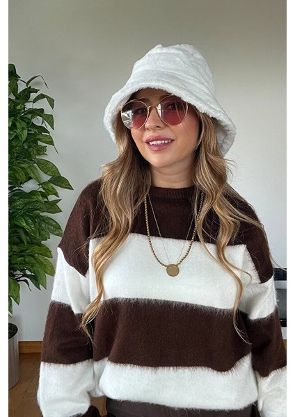 Premium Kalite Yumuşak Şık Tarz Bucket Peluş Şapka Sıcak Tutan Kış Aksesuar fiyatları