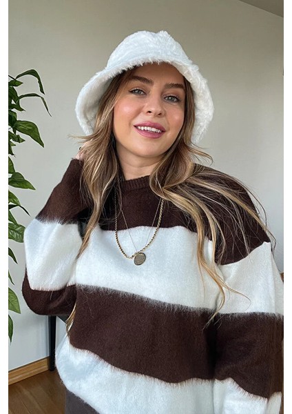 Premium Kalite Yumuşak Şık Tarz Bucket Peluş Şapka Sıcak Tutan Kış Aksesuar modelleri